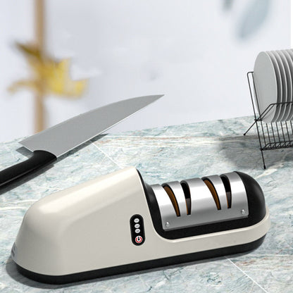 3-Stage Professional Knife Sharpener: Fast and Effective for Straight Blades