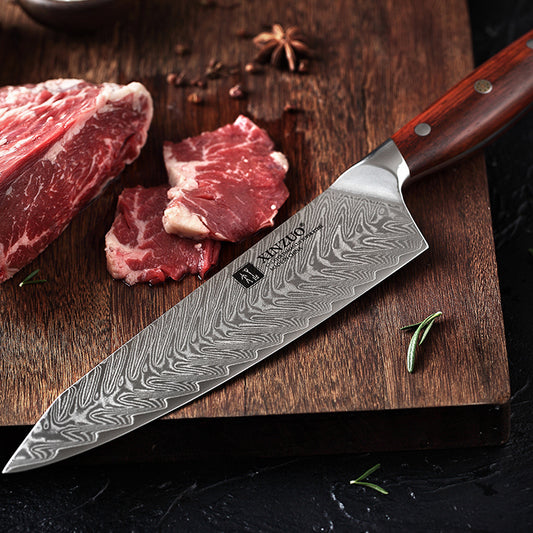 Chef's Western-Style Meat Cleaver: Essential Kitchen Knife for Home Cooking